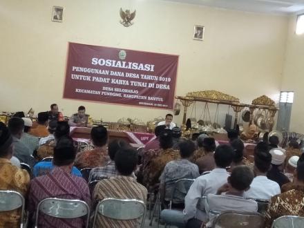 SOSIALISASI PENGGUNAAN DANA DESA TAHUN 2019